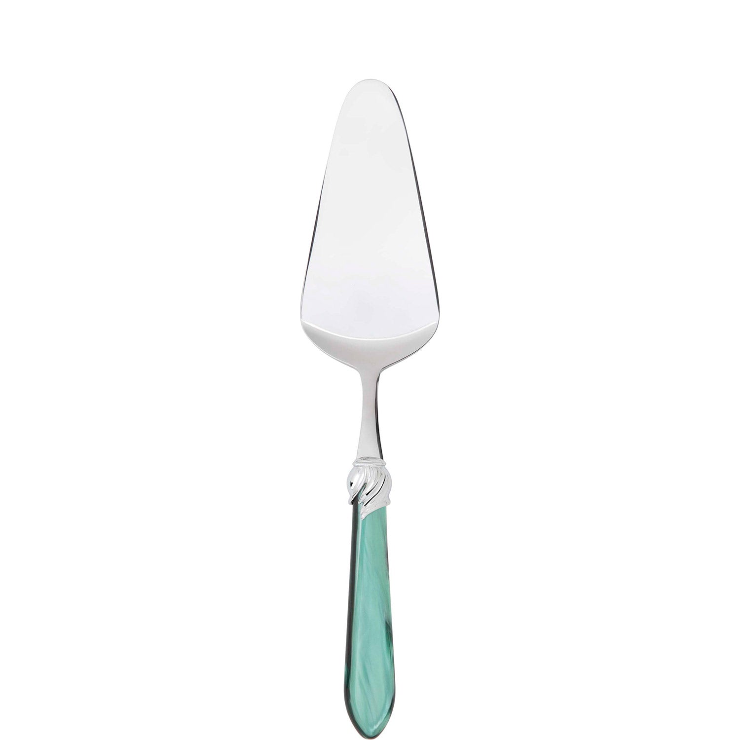 Falabella Brilliant Cake Server in gift box - Emerald Green