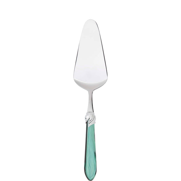 Falabella Brilliant Cake Server in gift box - Emerald Green