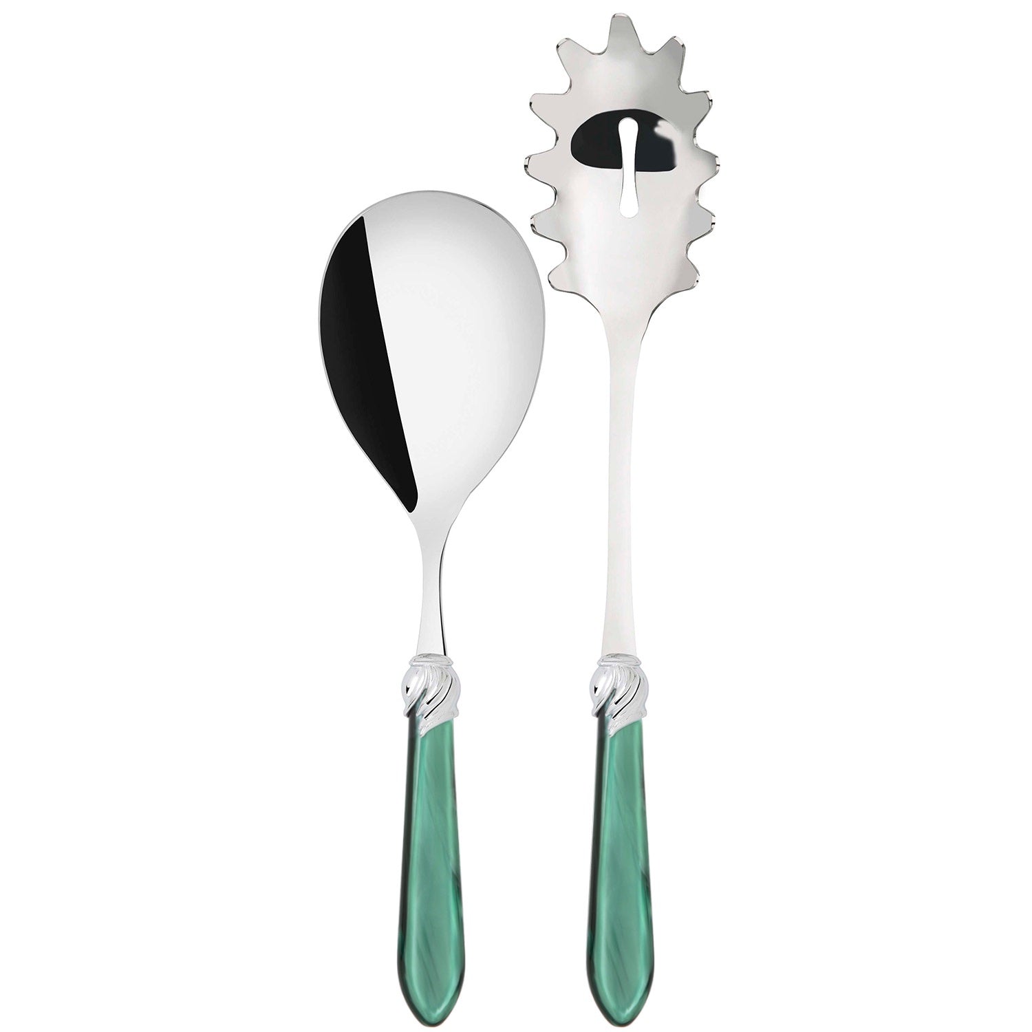 Falabella Brilliant 2 Piece Pasta Set in gift box - green
