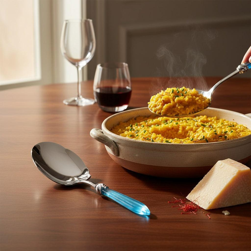Falabella Brilliant Kebab Serving Spoon - Sky Blue