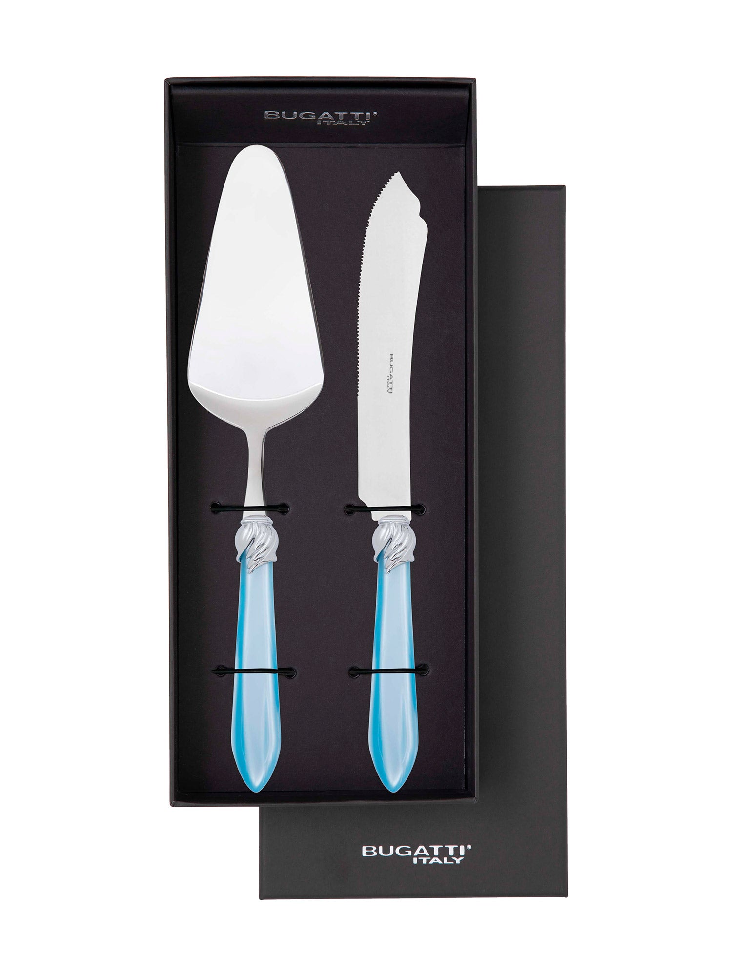 Falabella Brilliant 2 Piece Cake Serving set - Sky Blue