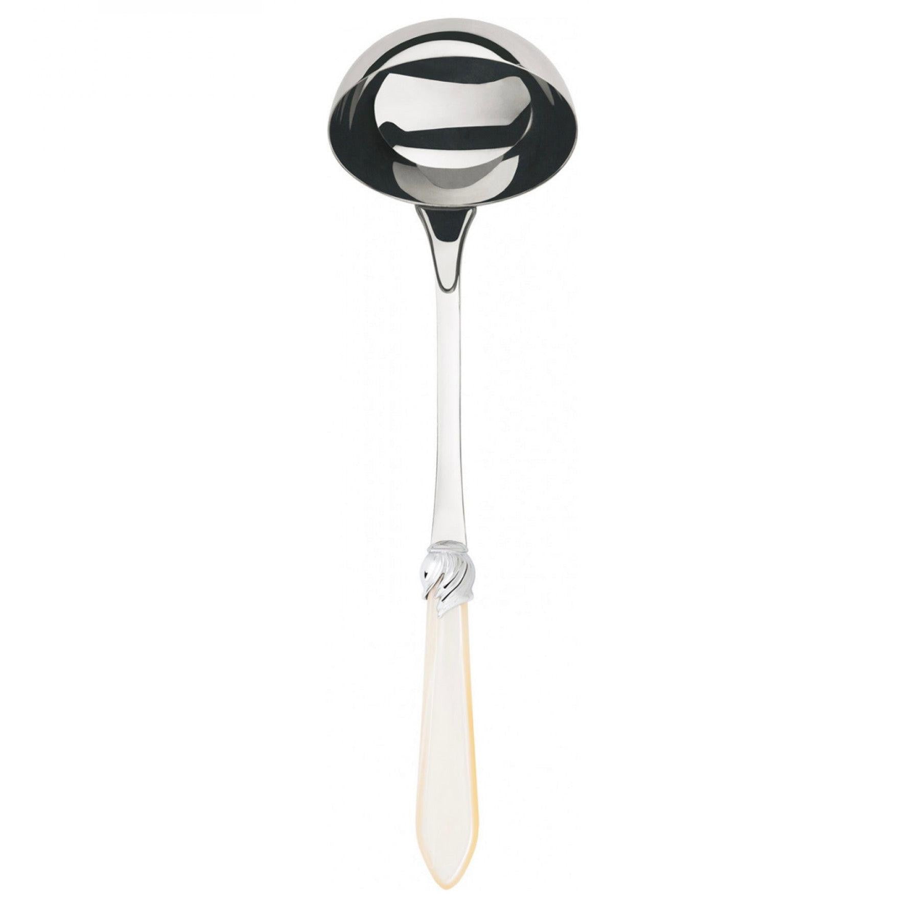 Falabella Brilliant Soup Ladle - Ivory