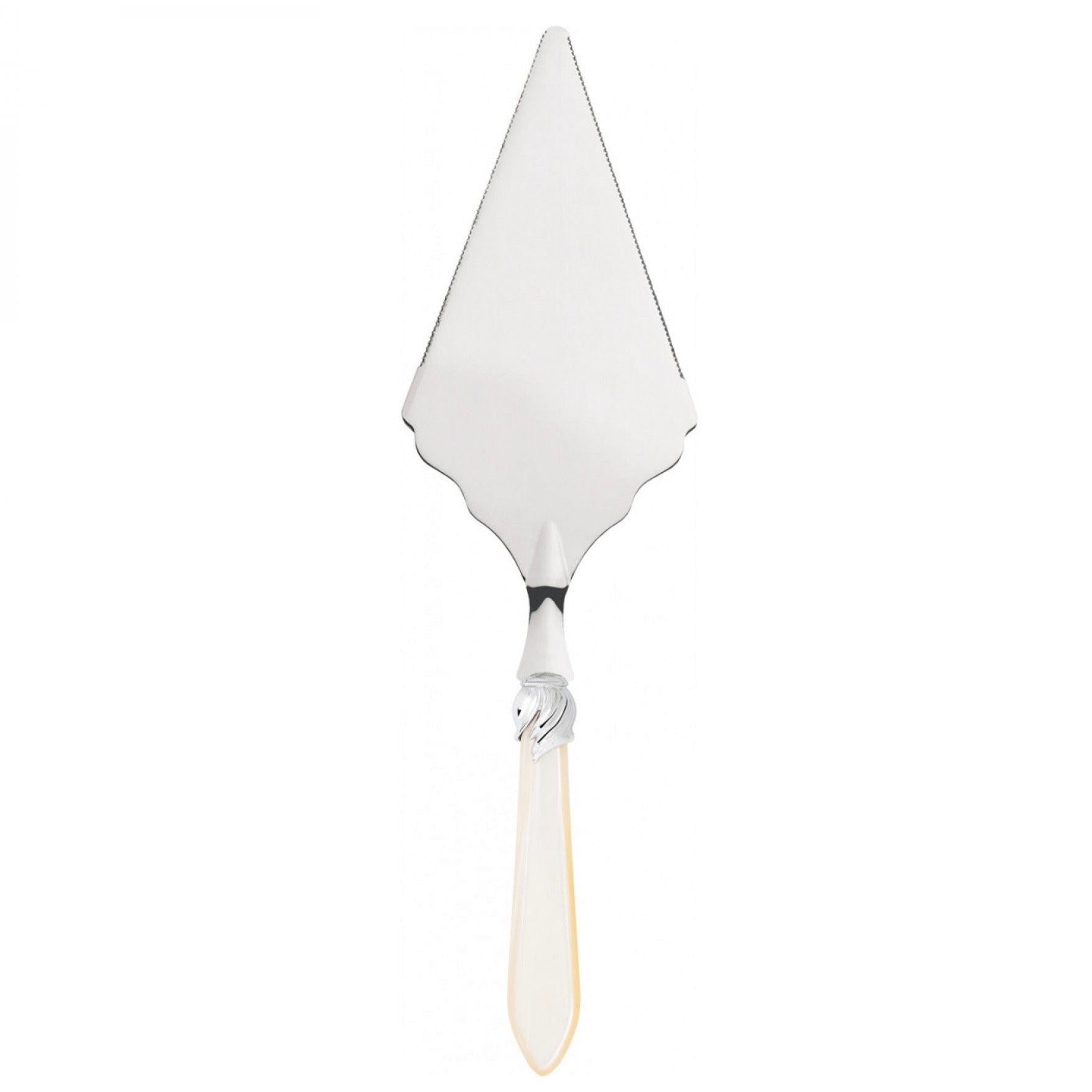Falabella Brilliant Large Cake Server Serrated - Ivory