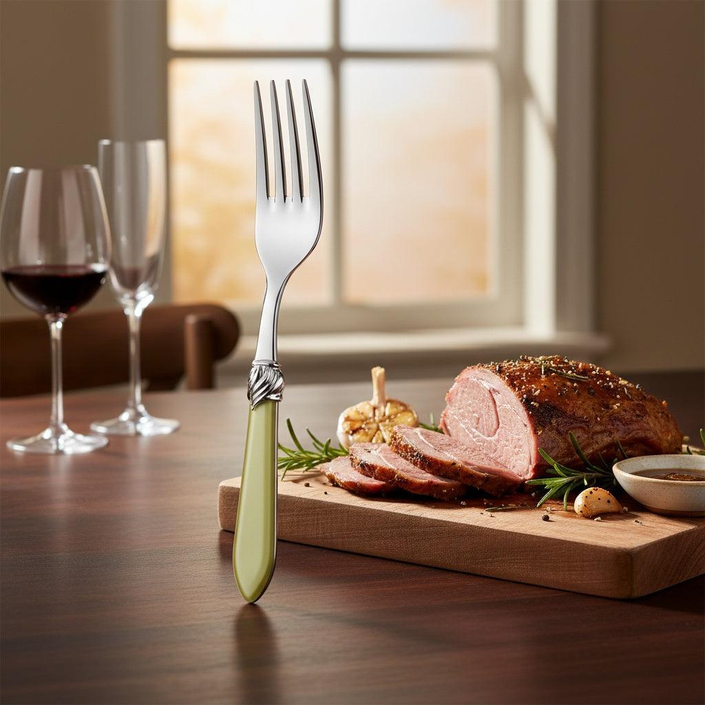 Falabella Brilliant Serving Fork - Chartreuse Green