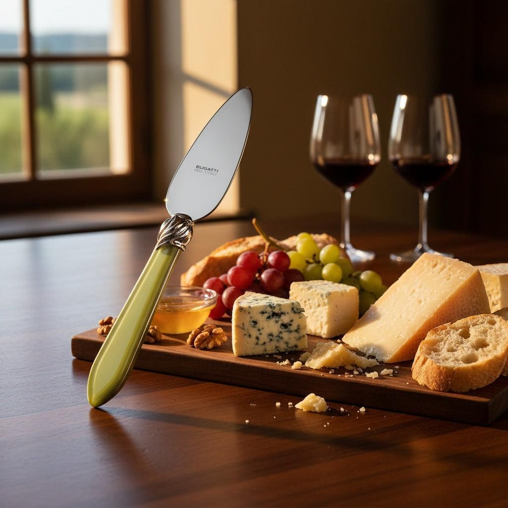 Falabella Brilliant Parmesan Cheese Knife - Chartreuse Green-Casa Bugatti USA