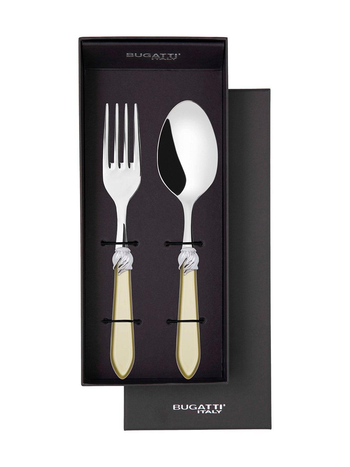 Falabella Brilliant 2 Piece Serving Set - Chartreuse Green