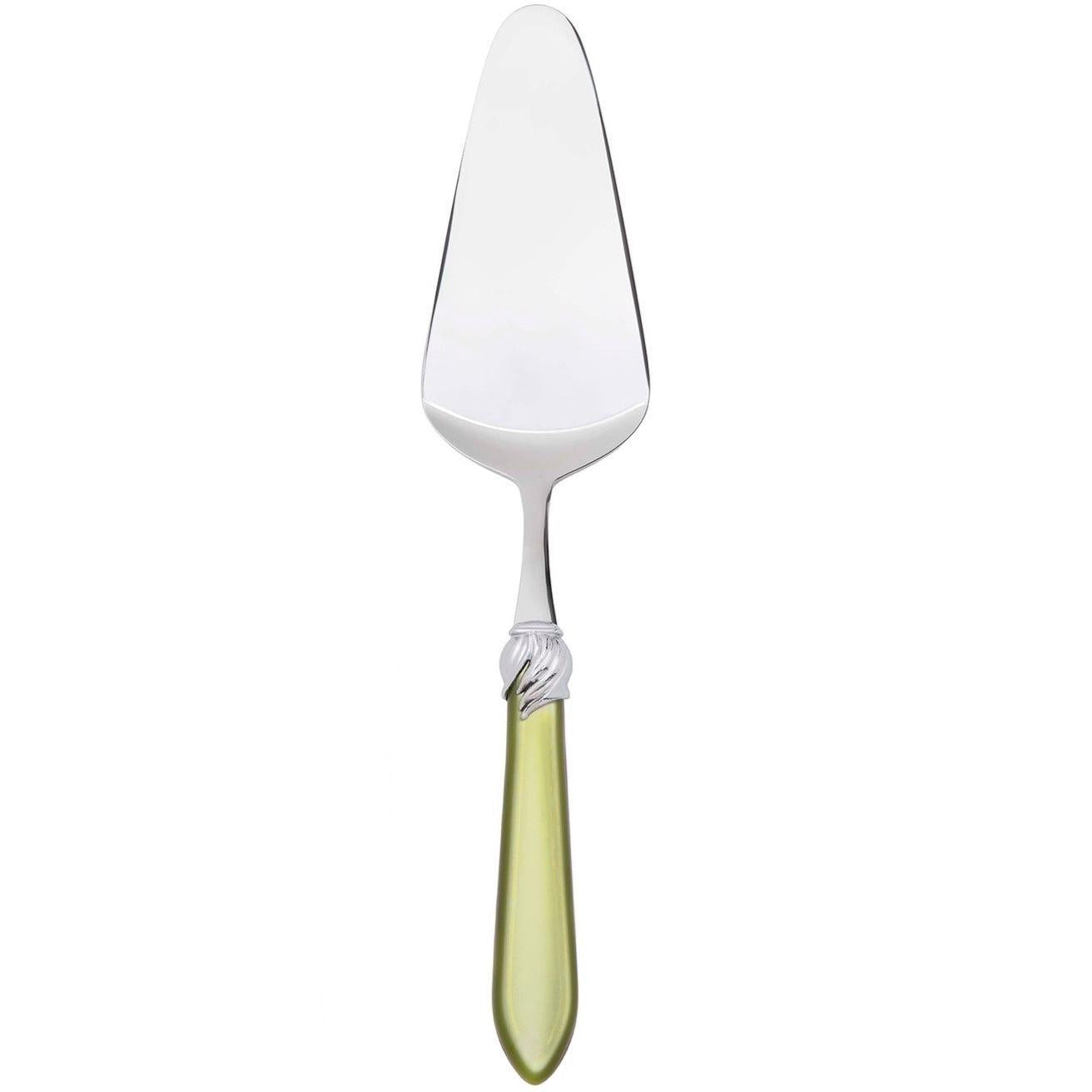 Falabella Brilliant Cake Server in gift box - Chartreuse Green