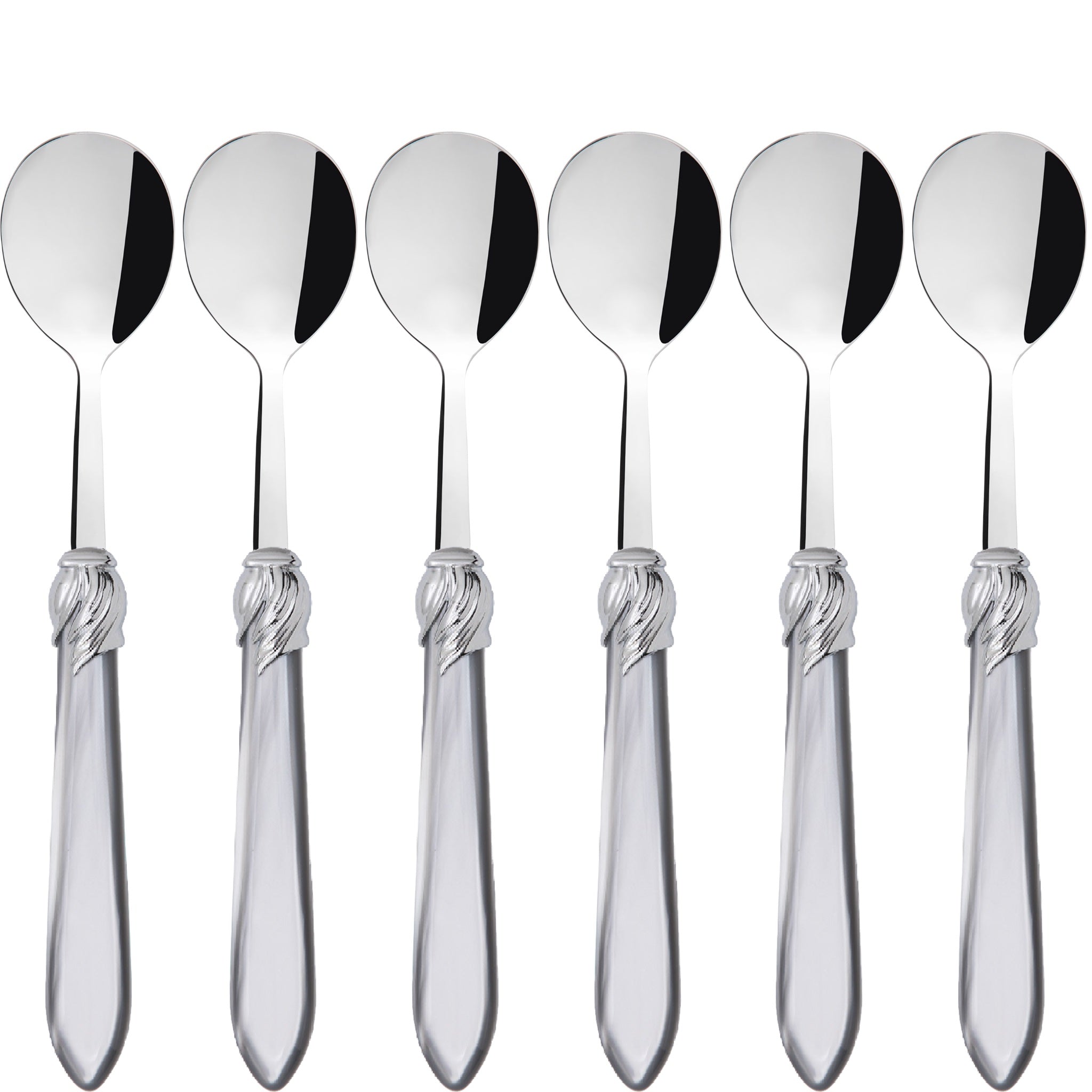 Falabella Brilliant Asian Rice Spoons Set - Gray