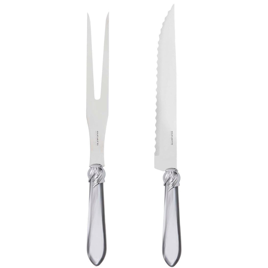 Falabella Brilliant Roast Carving Set - Gray