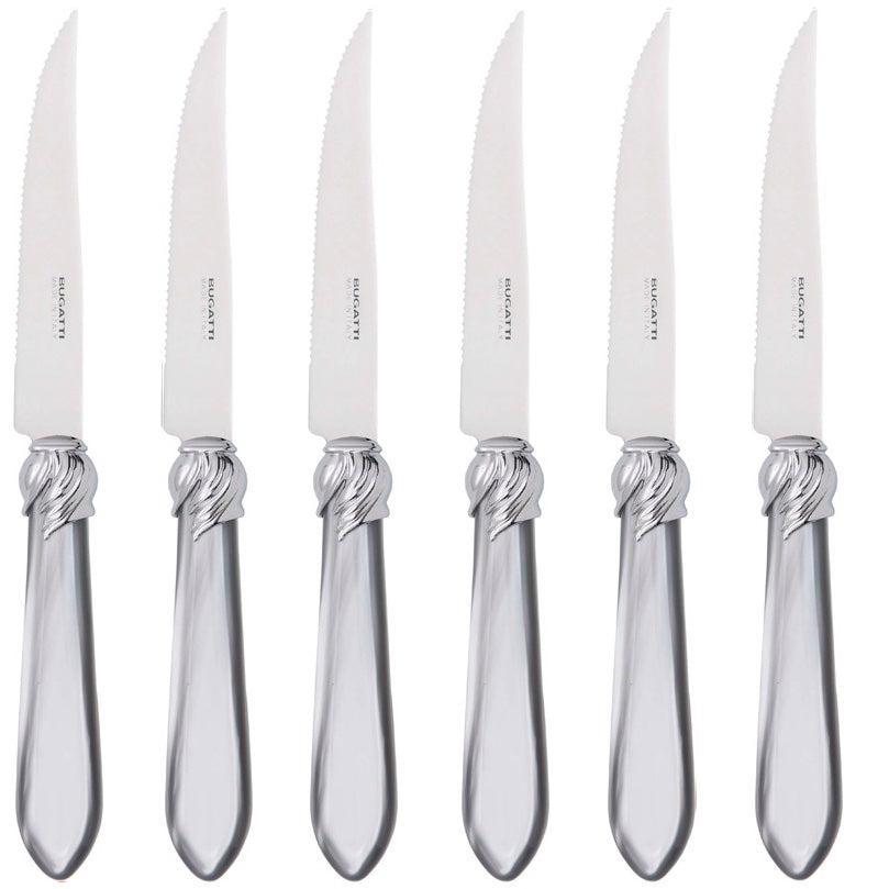Falabella Brilliant 6 Piece Steak knife Set - Gray