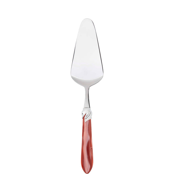 Falabella Brilliant Cake Server in gift box - Rust