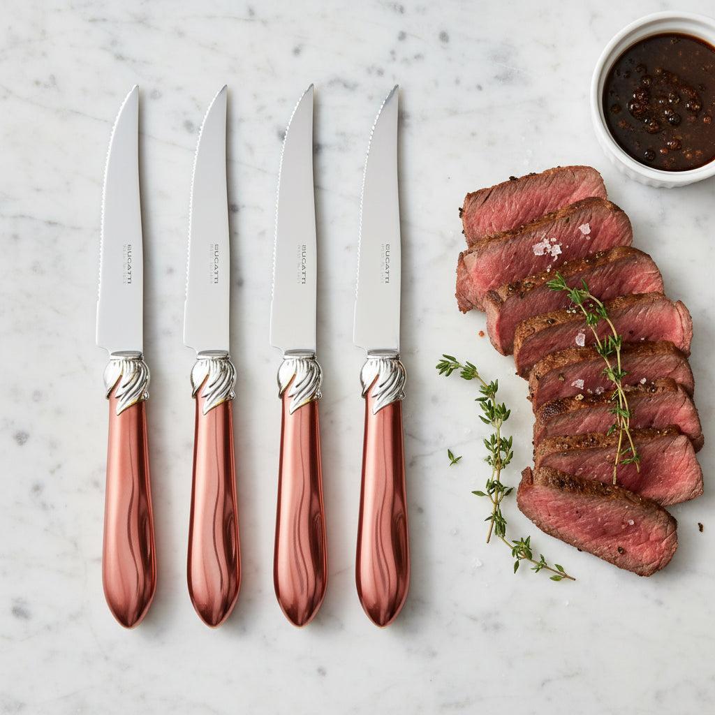 Falabella Brilliant 6 Piece Steak knife Set - Rust