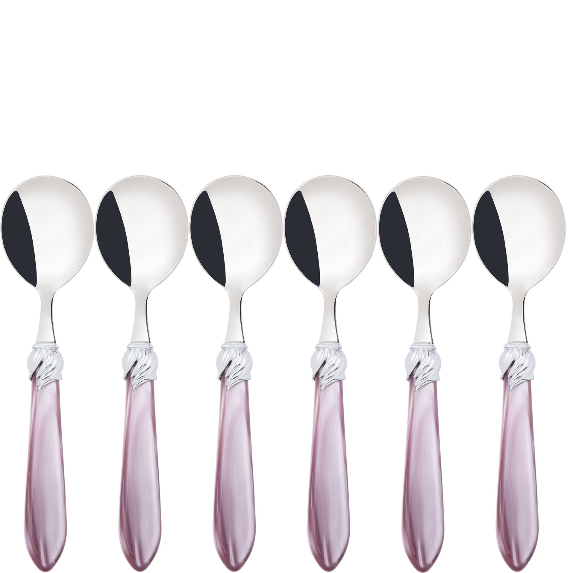 Falabella Brilliant Soup Spoons Set - Lilac