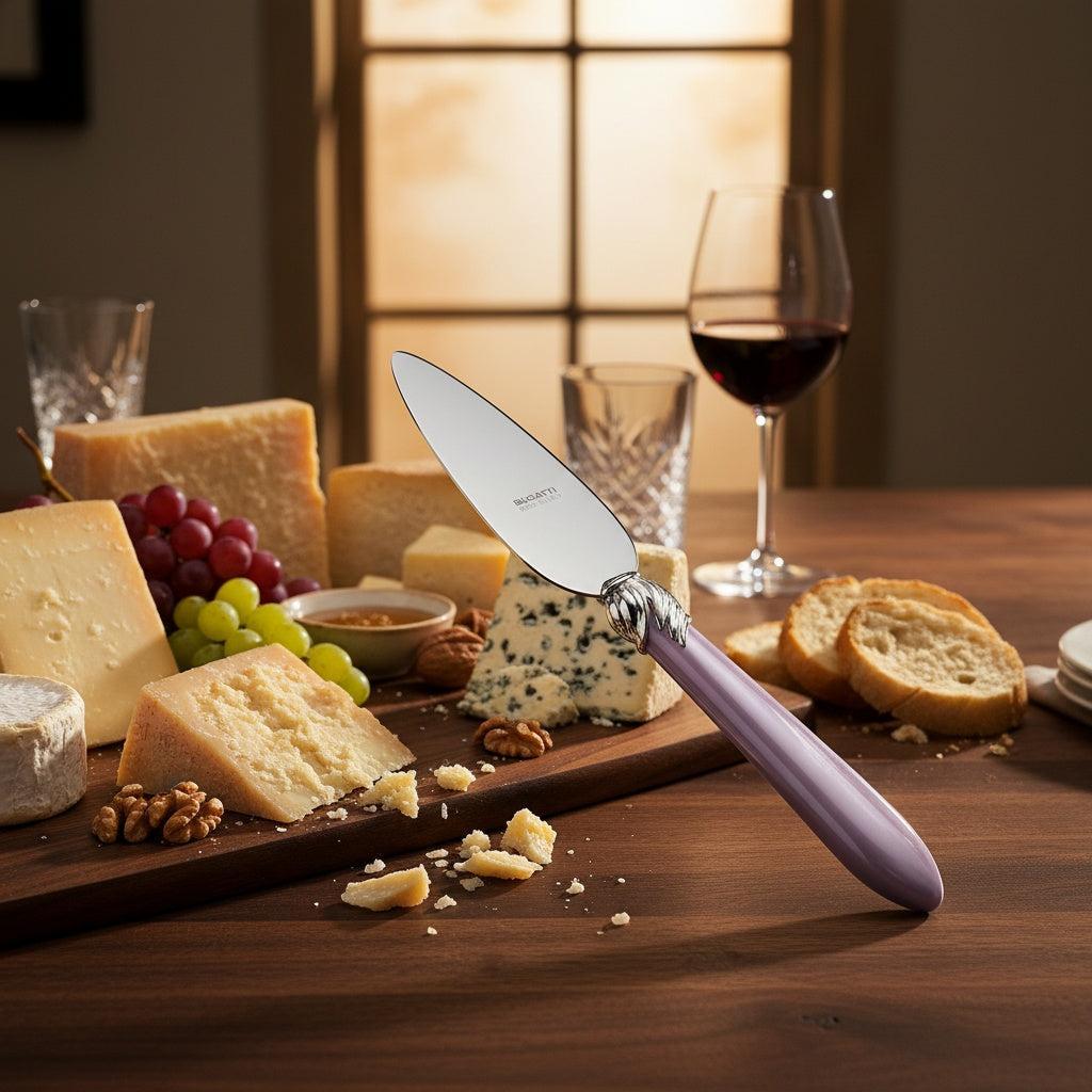 Falabella Brilliant Parmesan Cheese Knife - Lilac-Casa Bugatti USA