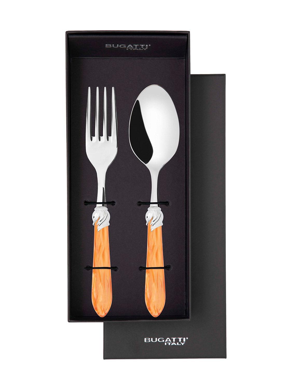Falabella Brilliant 2 Piece Serving Set - Tangerine