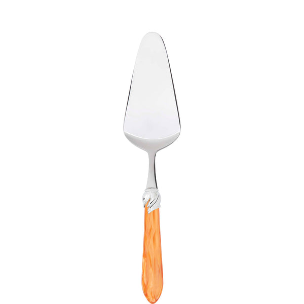 Falabella Brilliant Cake Server in gift box - Tangerine
