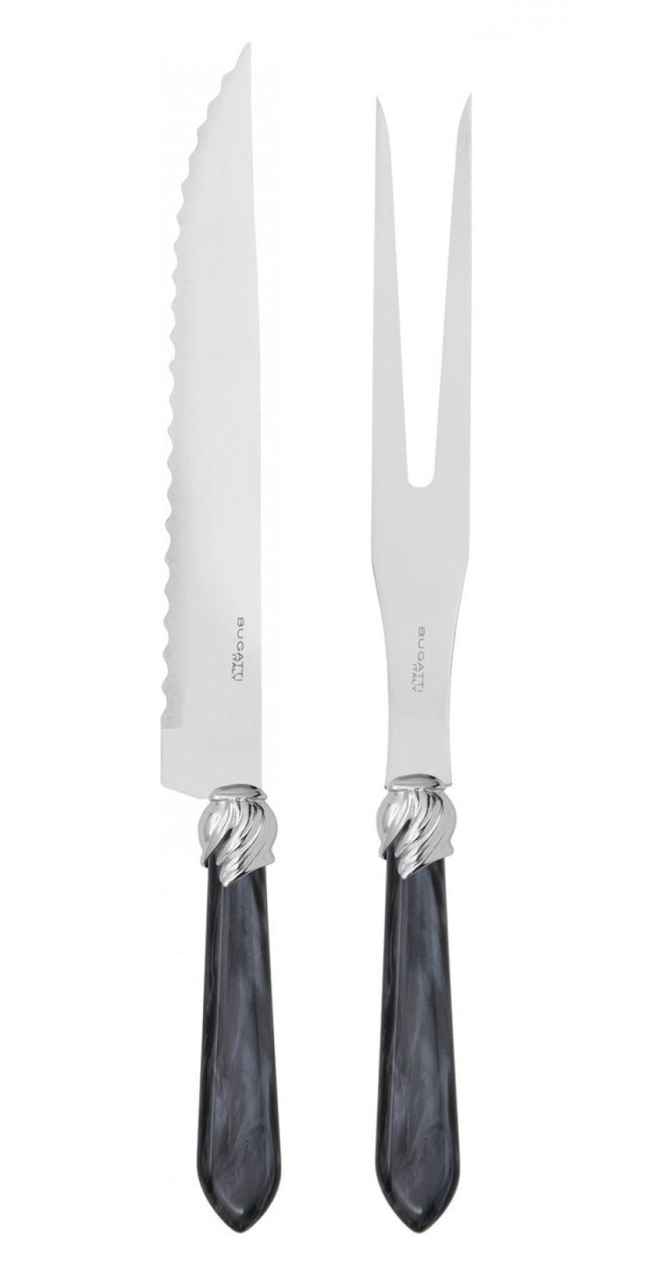 Falabella Brilliant Roast Carving Set - Charcoal