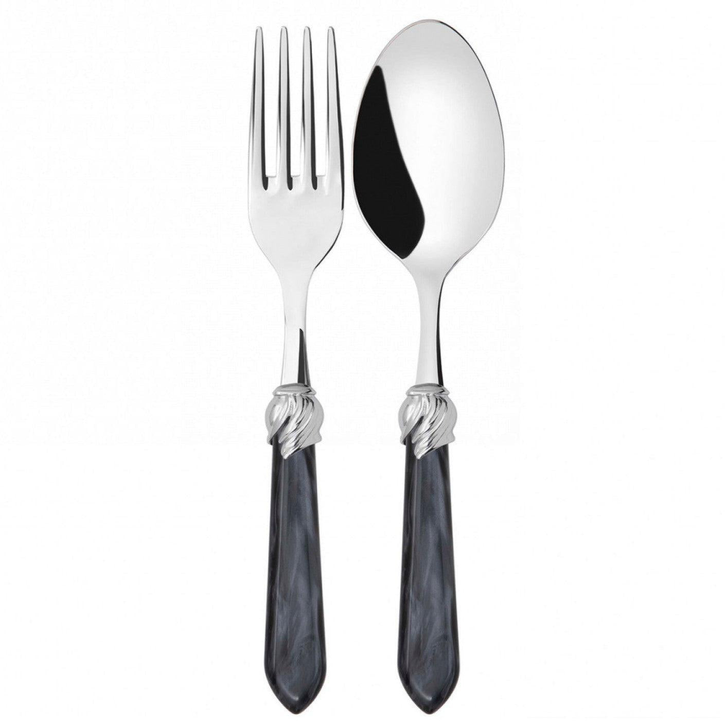 Falabella Brilliant 2 Piece Serving Set - Charcoal