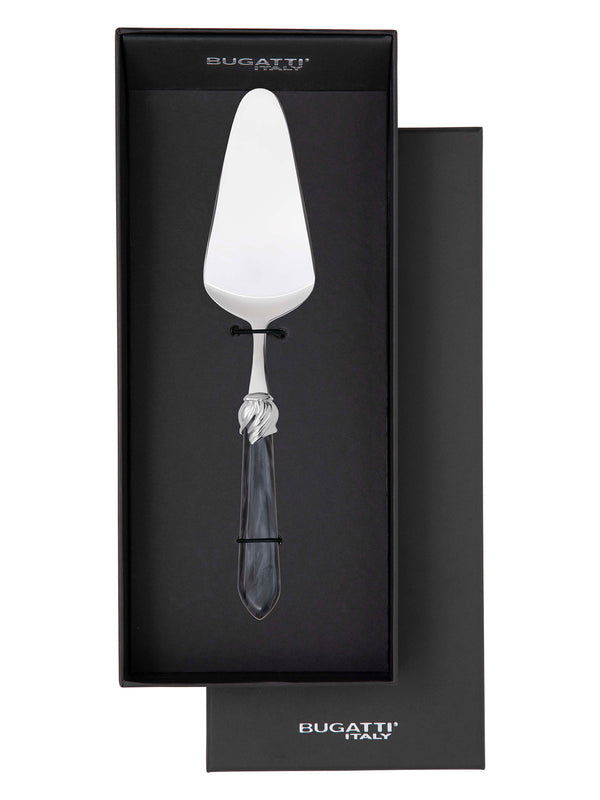 Falabella Brilliant Cake Server in gift box - Charcoal