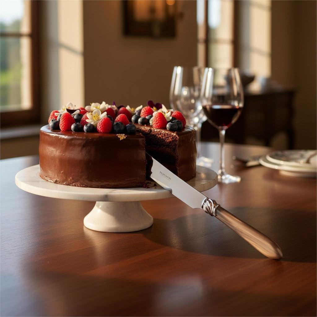 Falabella Brilliant Cake Knife 28 cm (11.02 inch) - Taupe