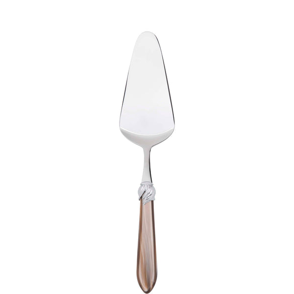 Falabella Brilliant Cake Server in gift box - Taupe