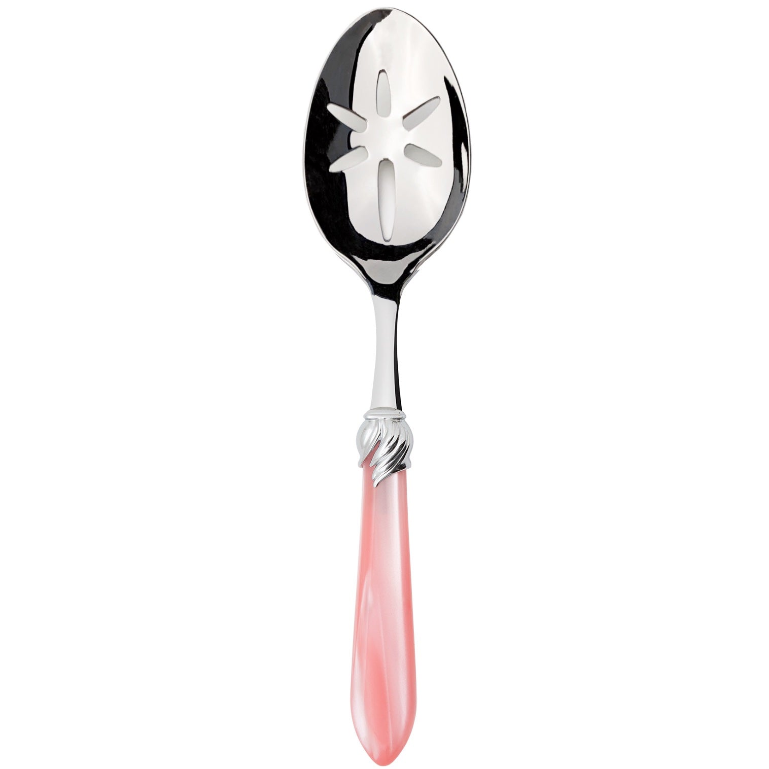 Falabella Brilliant Slotted Serving Spoon - Pink
