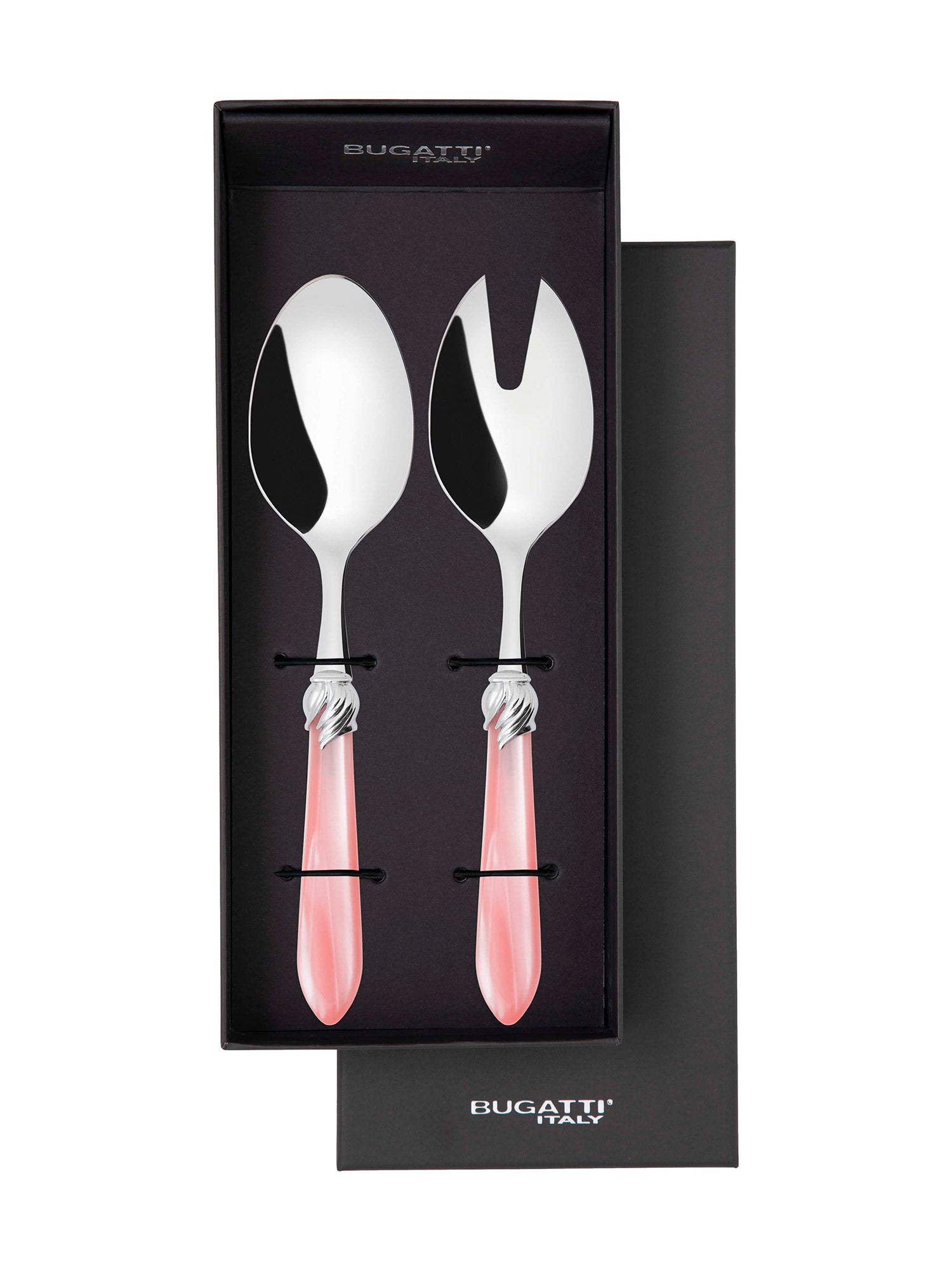 Falabella Brilliant 2 Piece Salad Servers - Pink
