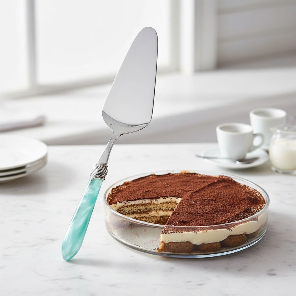 Falabella Brilliant Cake Server - Aqua-Casa Bugatti USA