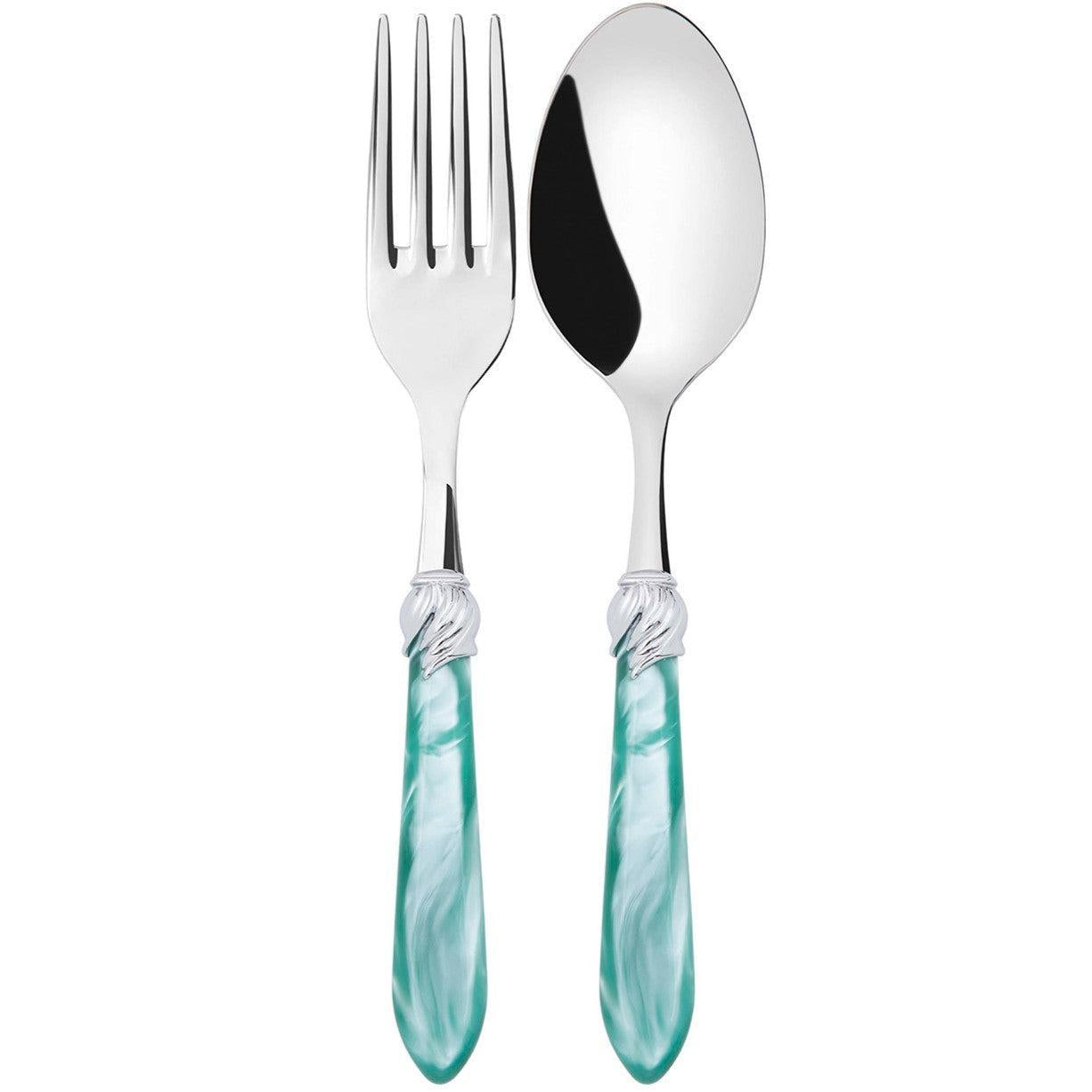 Falabella Brilliant 2 Piece Serving Set - Aqua