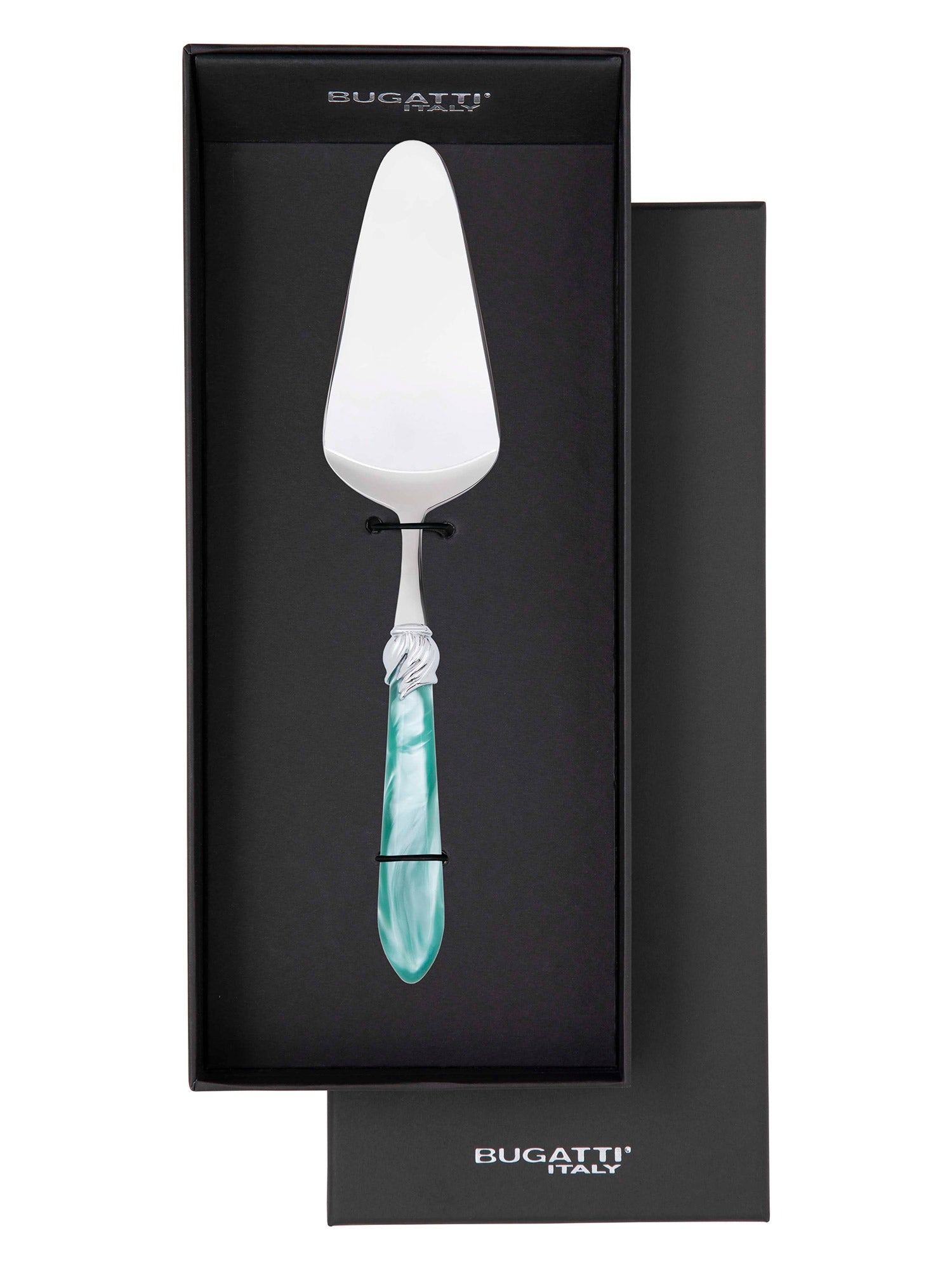 Falabella Brilliant Cake Server in gift box - Aqua