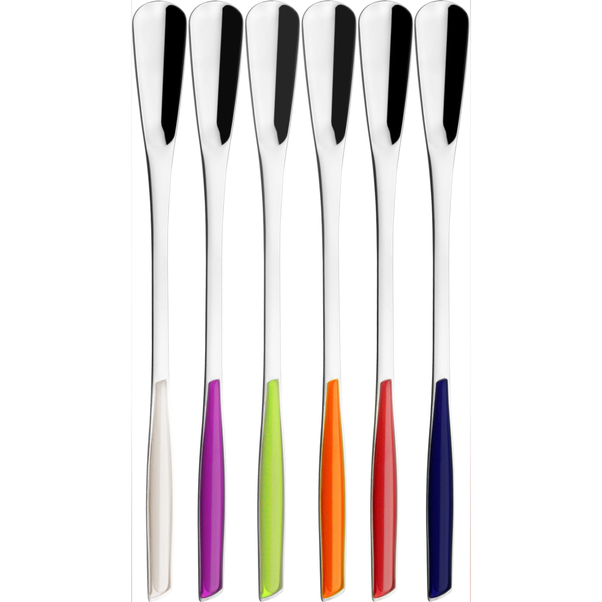 Glamour Ice Tea Spoon Set mix colors