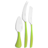 Glamour 3 Piece Cheese Set green apple