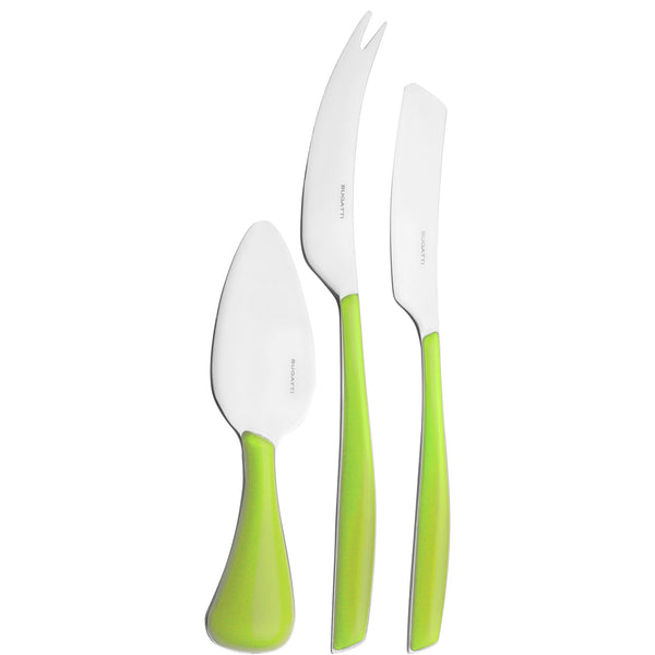 Glamour 3 Piece Cheese Set green apple