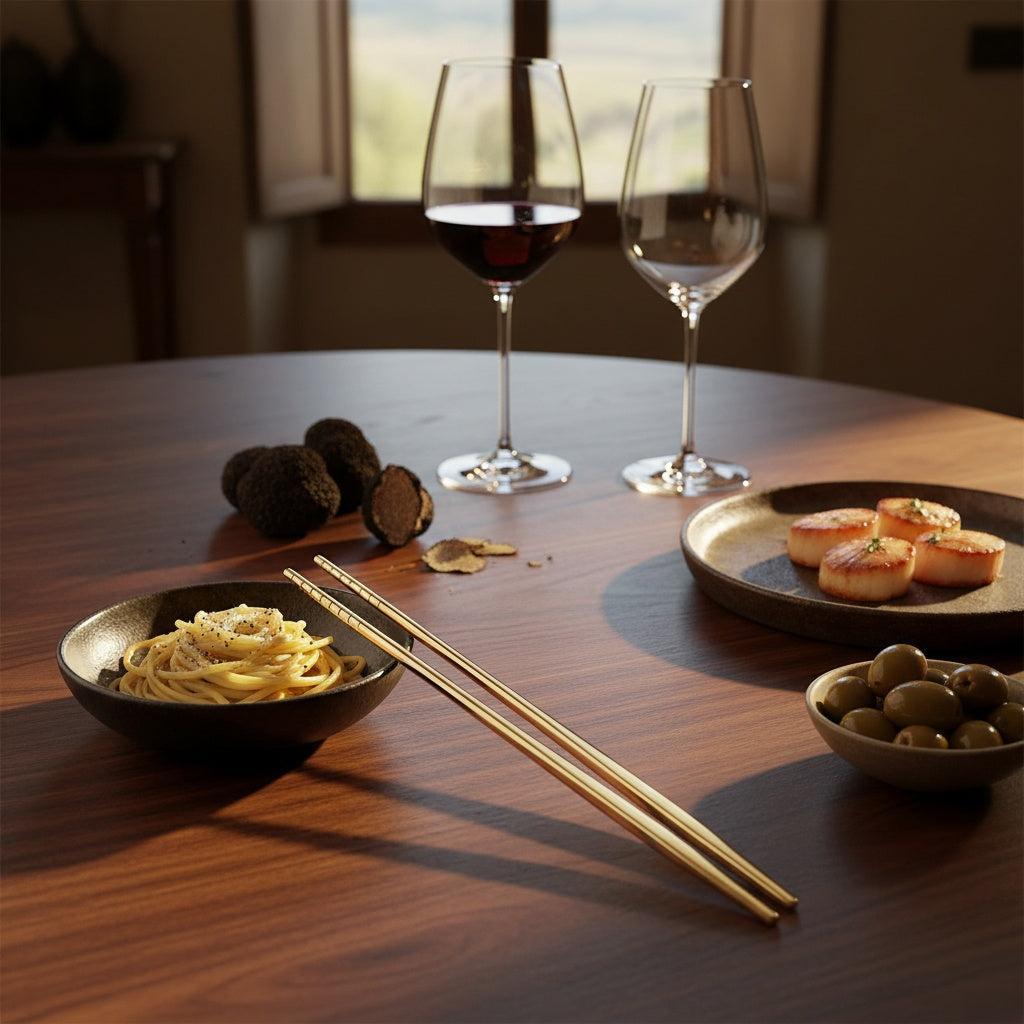 Natura Champagne Chopsticks pair
