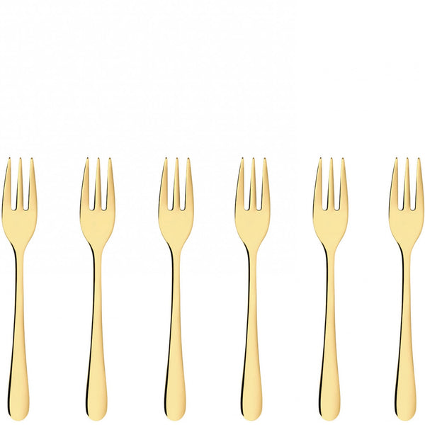 Settimocielo Gold Cake Fork Set