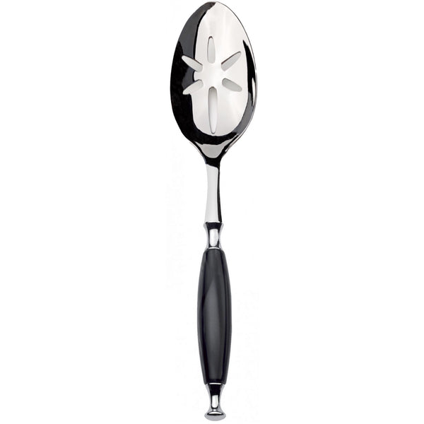 Country Slotted Serving Spoon - Black