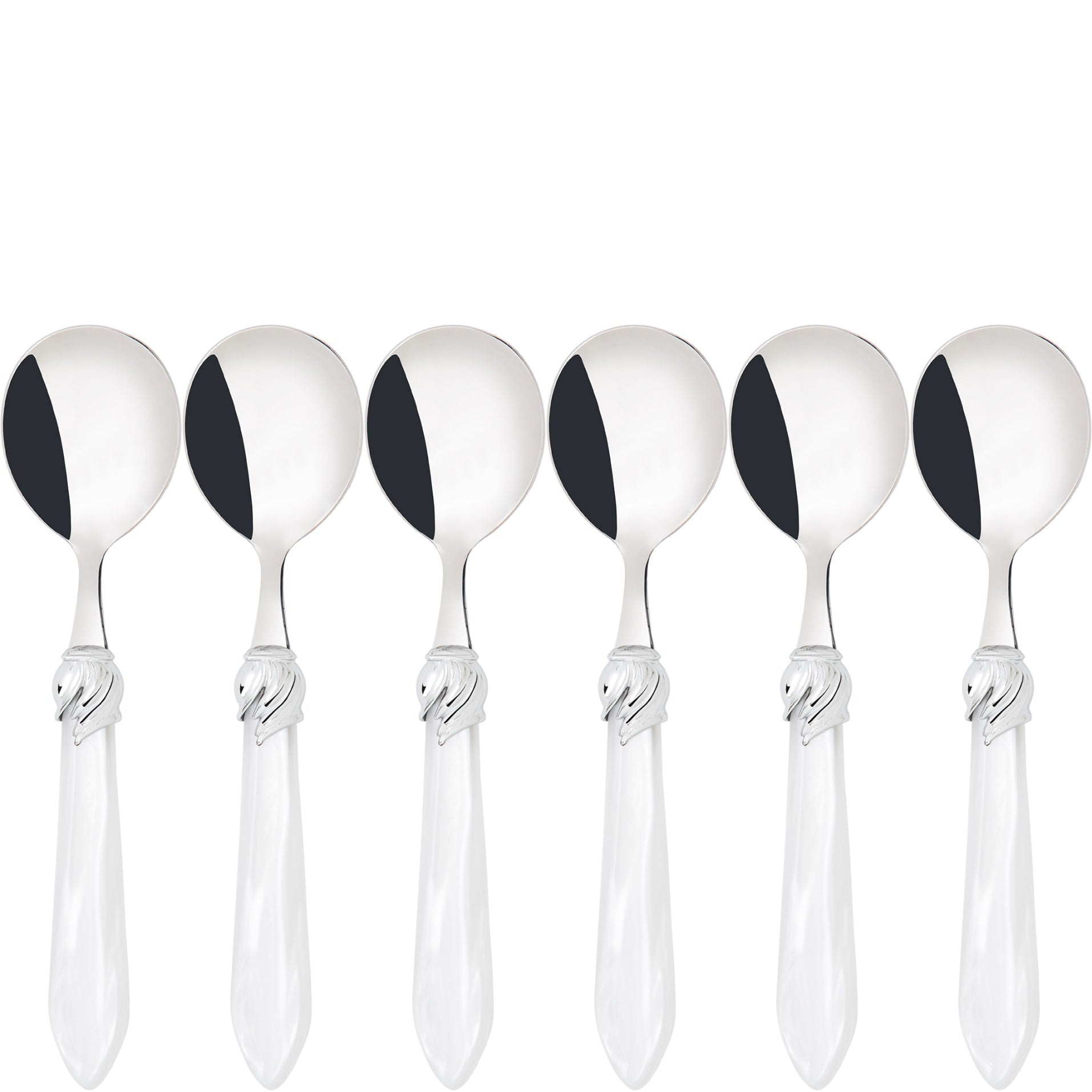 Falabella Brilliant Soup Spoons Set - White