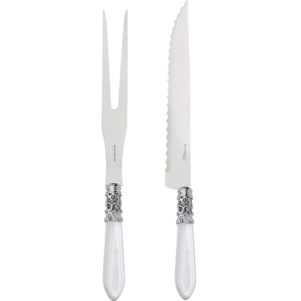 Melodia Brilliant Roast Carving Set - Clear