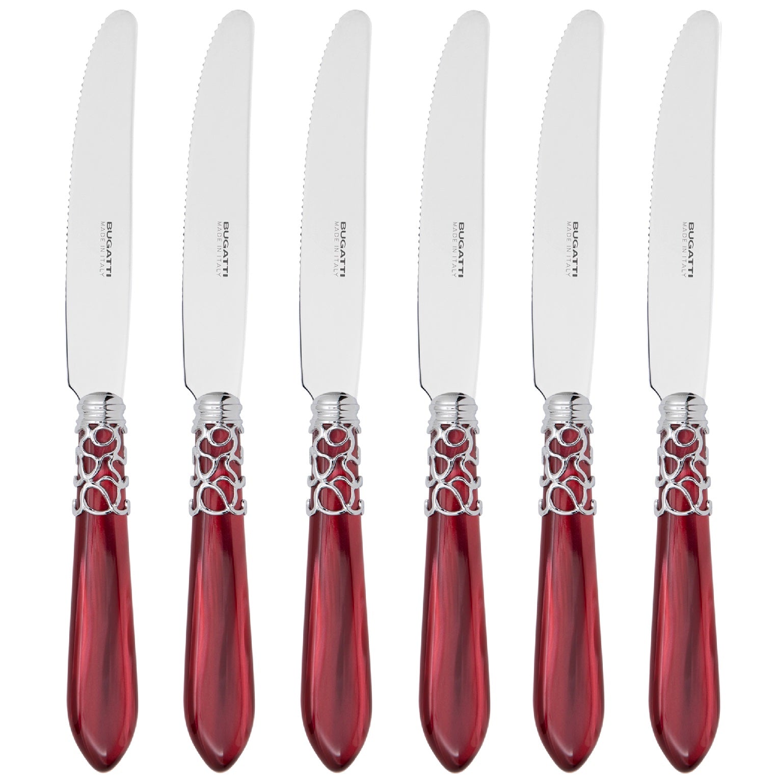 Melodia Brilliant Fruit Knife Set 17,5 cm (6.89 inch) - Burgundy