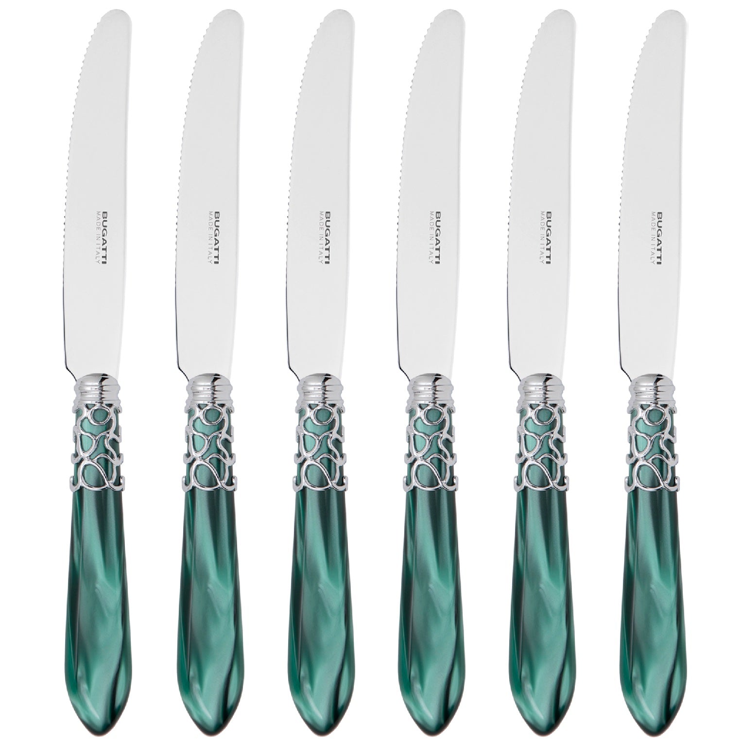 Melodia Brilliant Fruit Knife Set 17,5 cm (6.89 inch) - Emerald Green