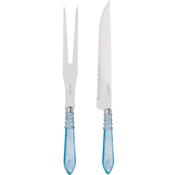 Melodia Brilliant Roast Carving Set - Sky Blue
