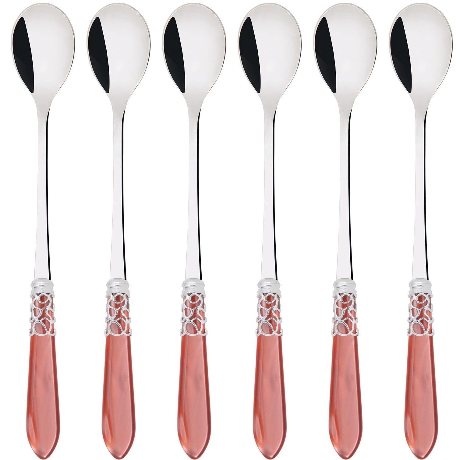 Melodia Brilliant Ice Tea / Cocktail Spoon Set - Rust