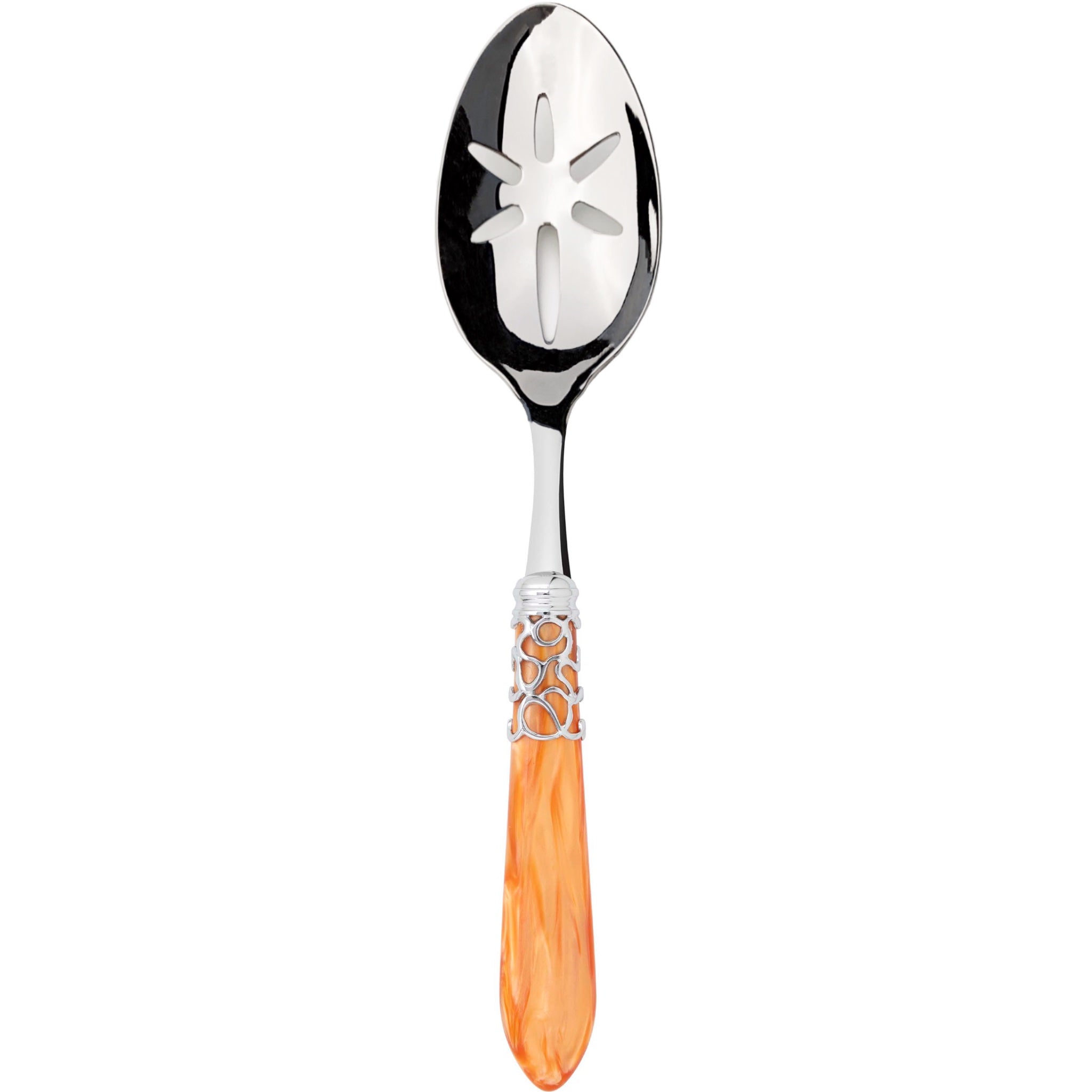 Melodia Brilliant Slotted Serving Spoon - Tangerine