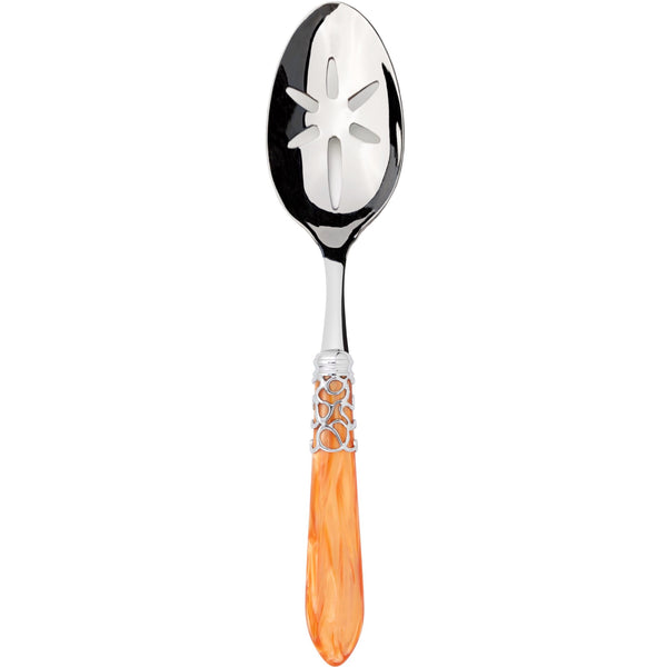 Melodia Brilliant Slotted Serving Spoon - Tangerine