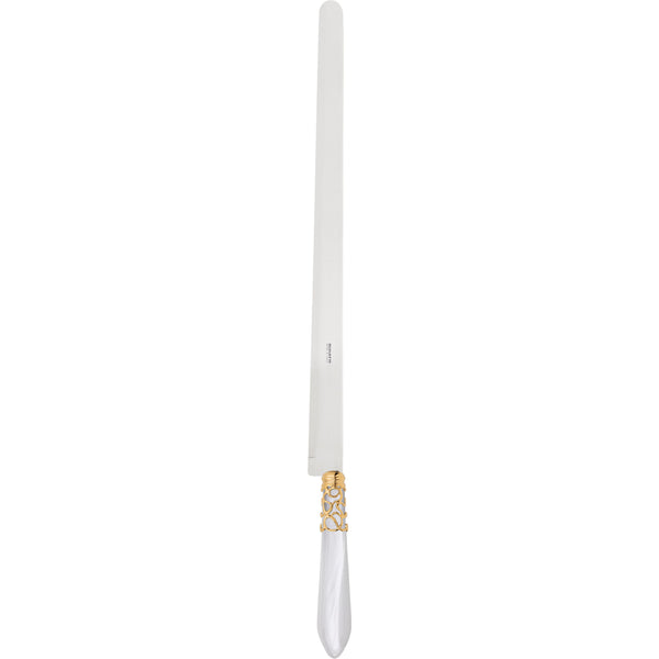 Melodia Gold Ham Knife 40 cm (15.75 inch) - White