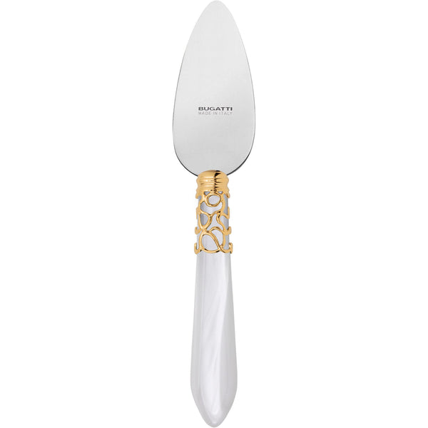 Melodia Gold Parmesan Cheese Knife - White