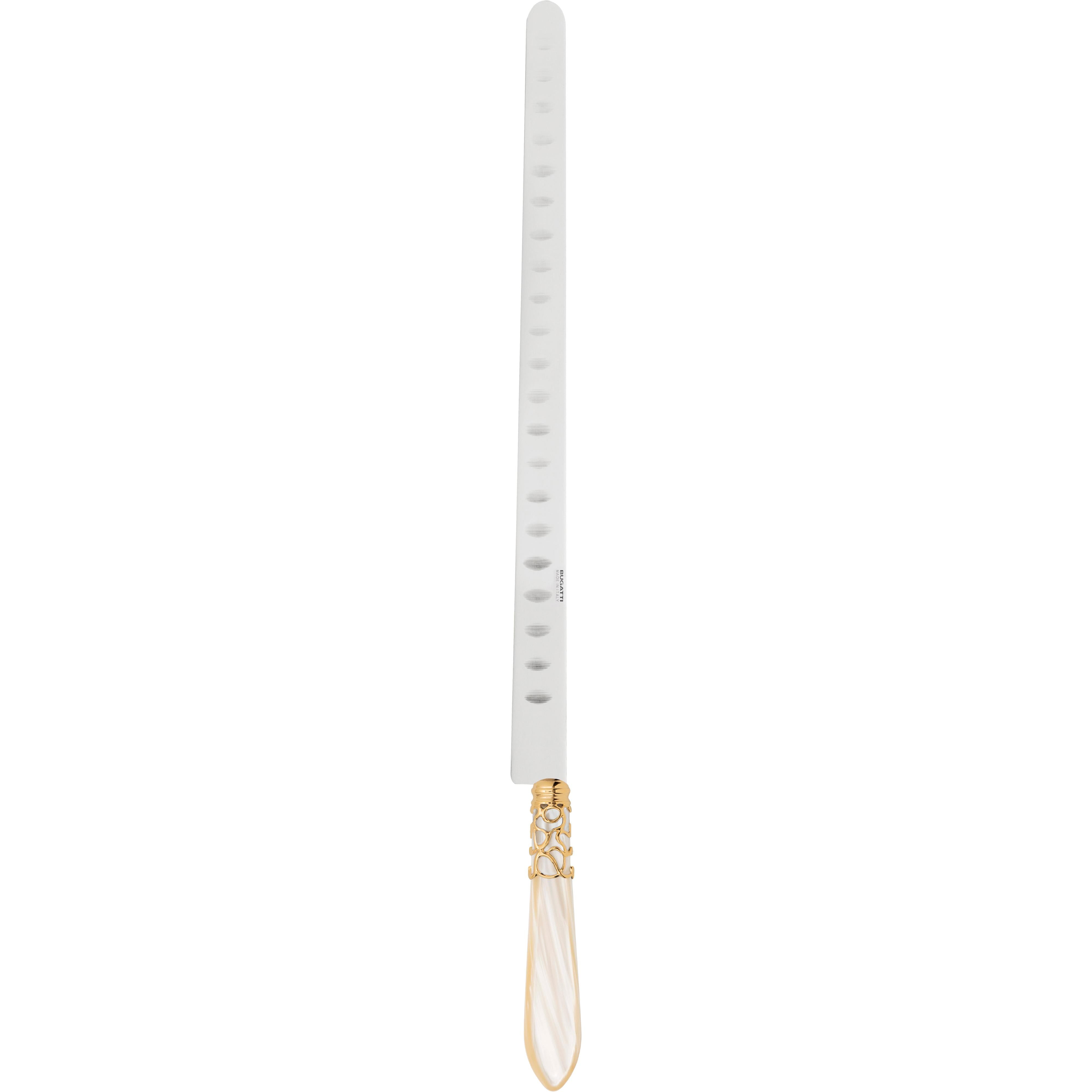 Melodia Gold Salmon Knife 40 cm (15.75 inch) - ivory