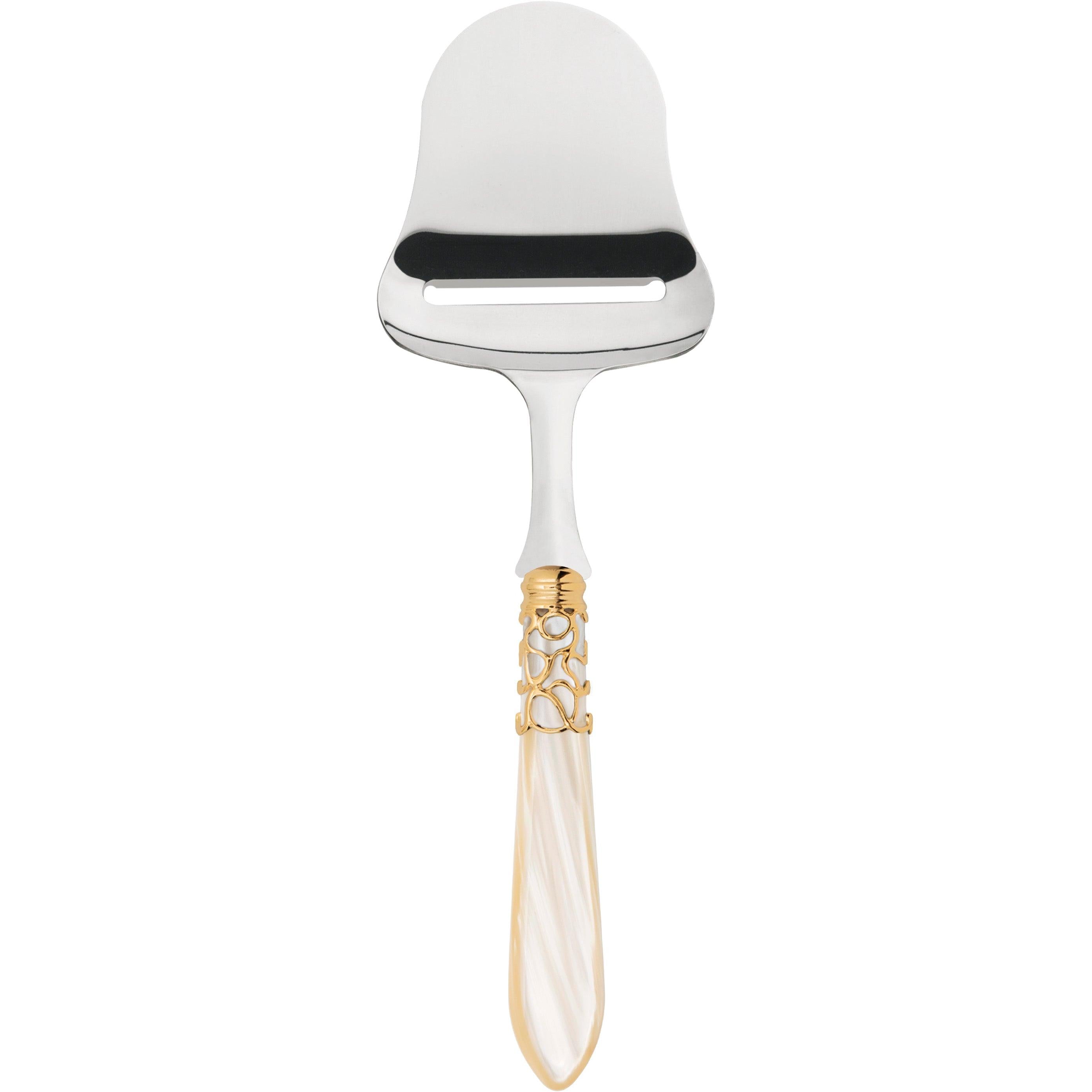 Melodia Gold Cheese Slicer - ivory
