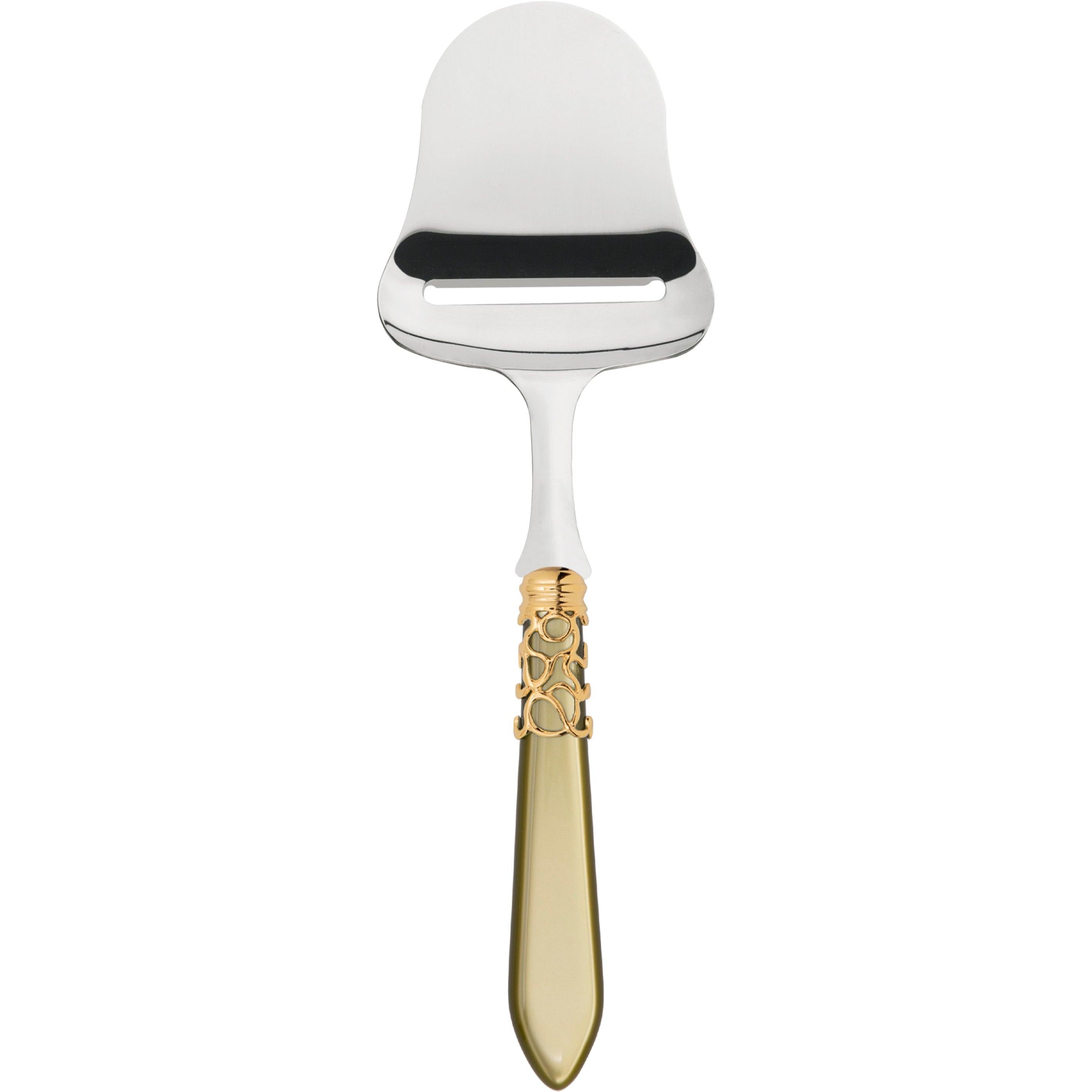 Melodia Gold Cheese Slicer - chartreuse green