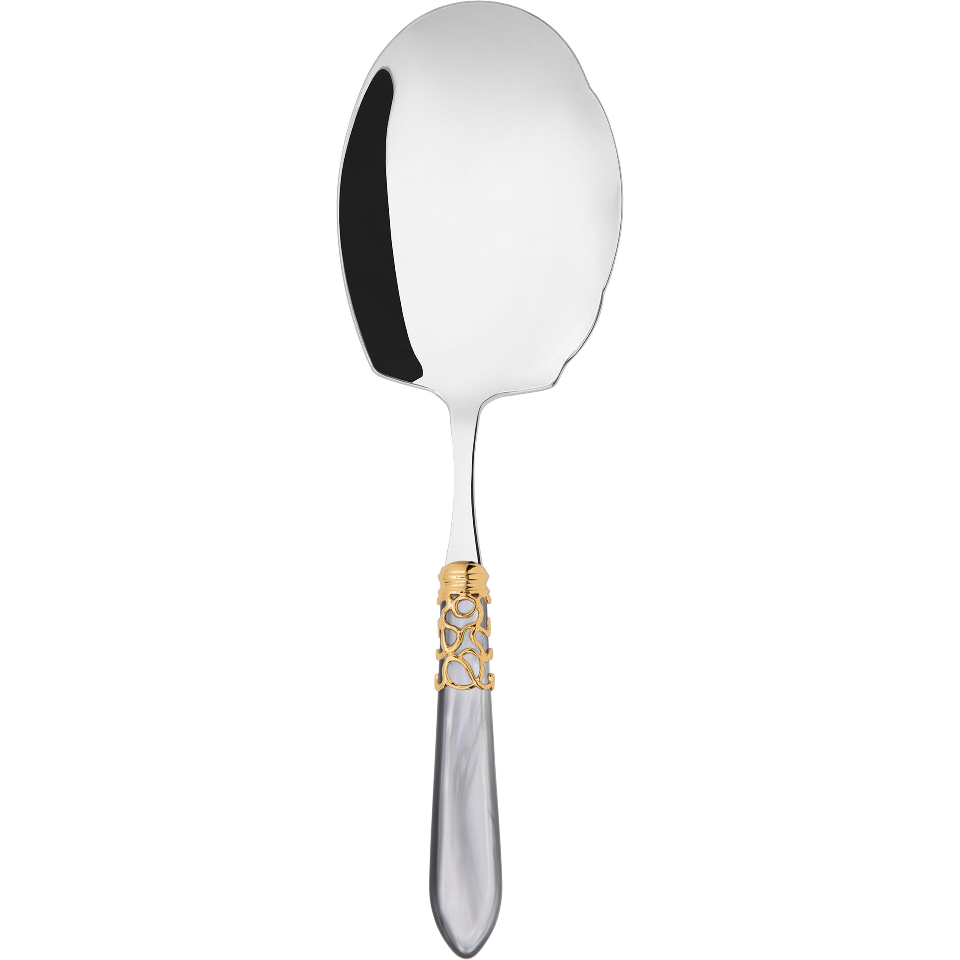 Melodia Gold Kebab Serving Spoon - gray